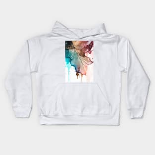 Maple Splendor - Abstract Alcohol Ink Resin Art Kids Hoodie